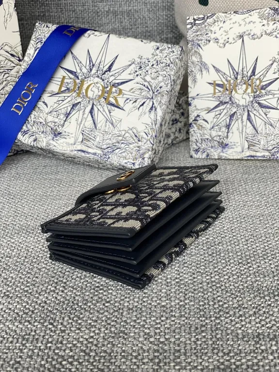 View 7 of Dior Oblique Cardholder: Compact All-Day Organizer
