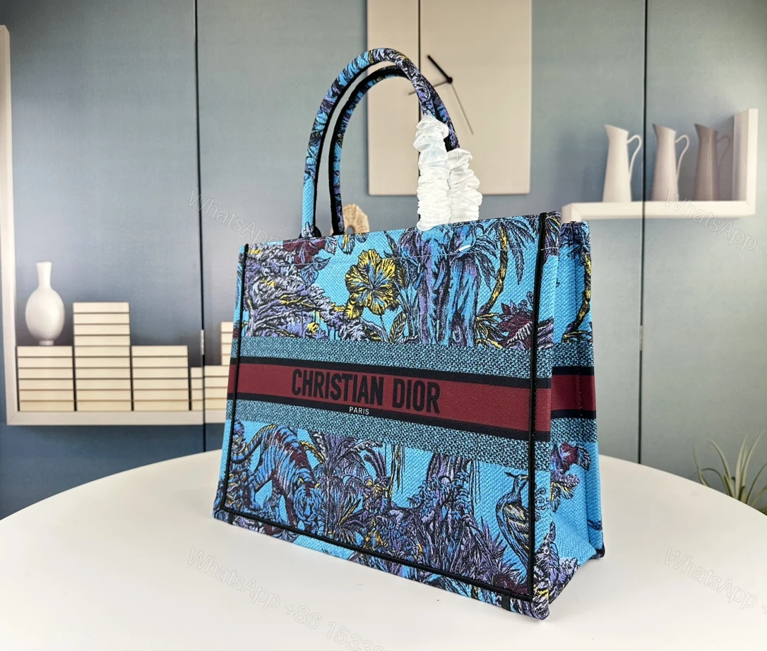 View 3 of DIOR LARGE DIOR BOOK TOTE CELESTIAL BLUE MULTICOLOR 41CM M1286ZEUPM259