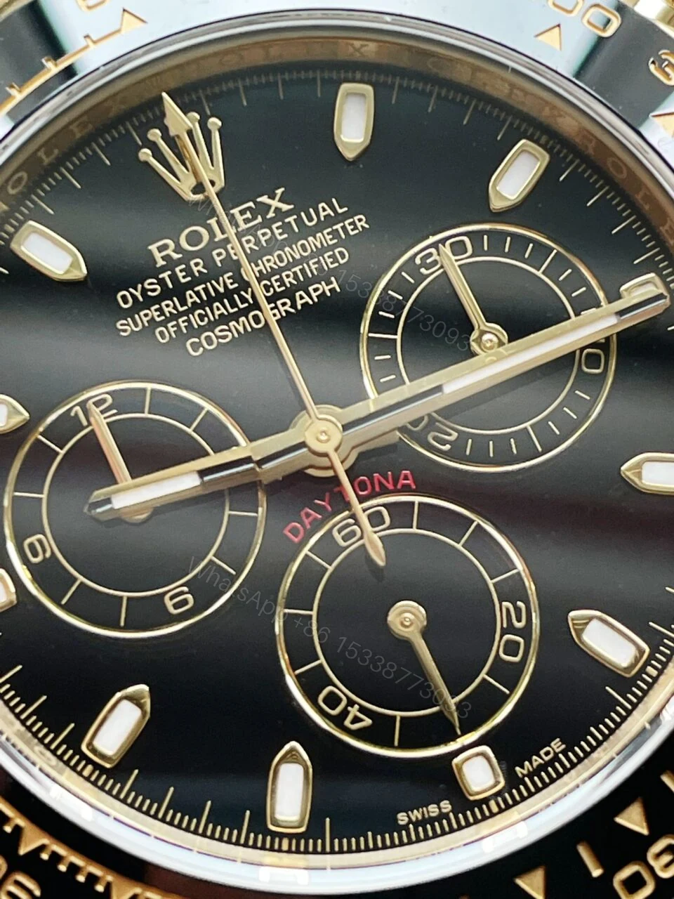 View 7 of Clean factory 1:1 Rolex Daytona Best Edition 904L Steel Black Dial A4130