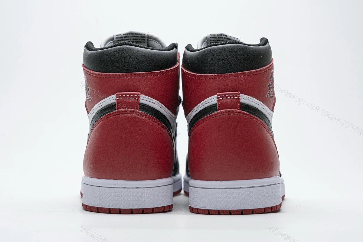 View 5 of Air Jordan 1 Retro Black Toe (2016) 555088-125