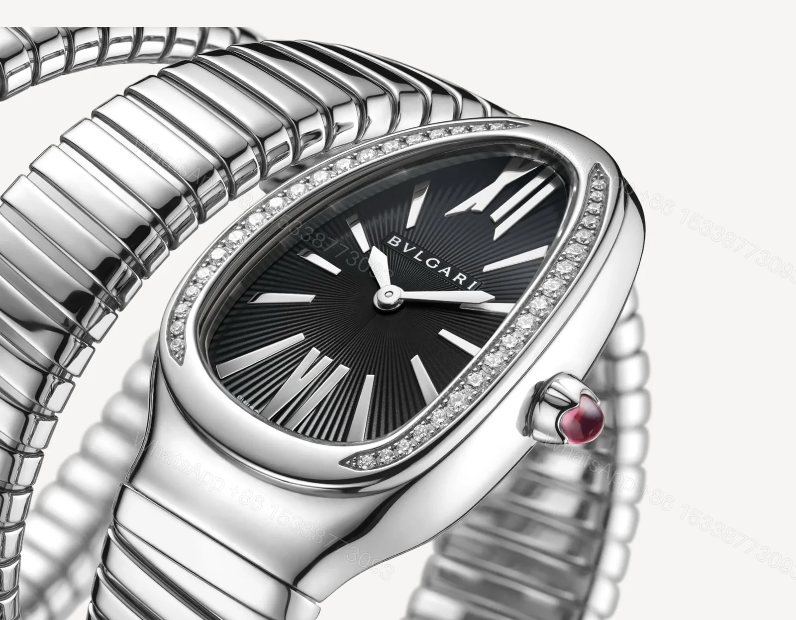 View 6 of Bvlgari Serpenti Tubogas Silver Black