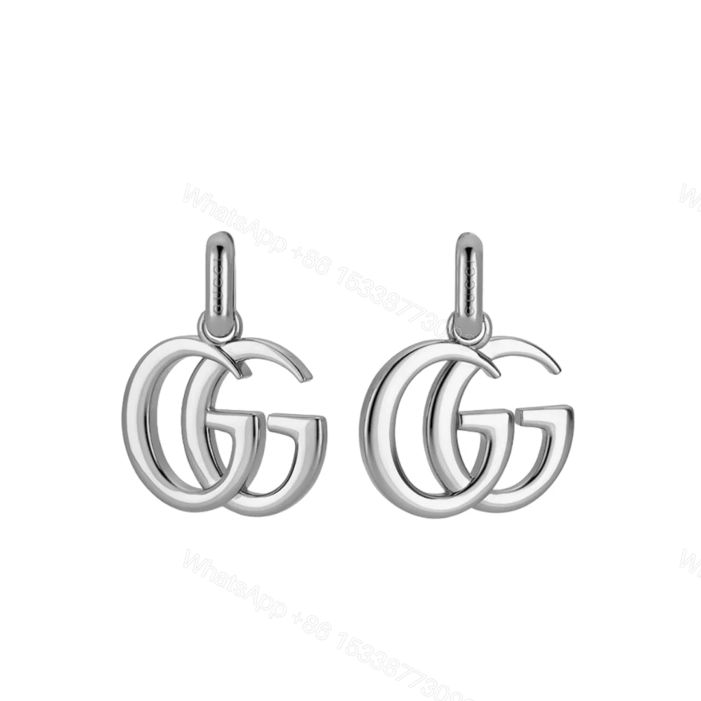 Gucci GG Marmont Earrings Silver 863859 I4601 0926 — view 1