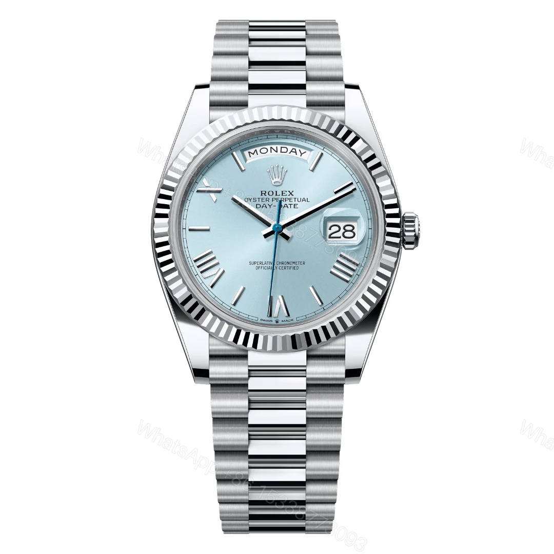Rolex Day-Date Ice Blue Dial Replica — view 1