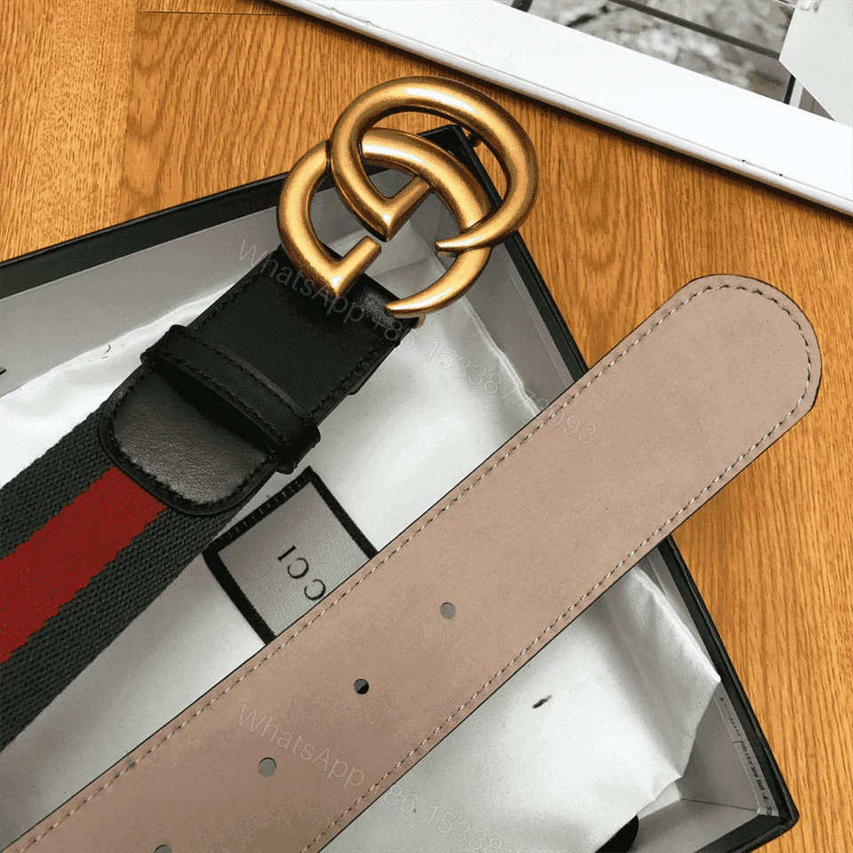 View 4 of GUCCI GG BELT CUIR GREEN/RED LEATHER NE.RO – B13