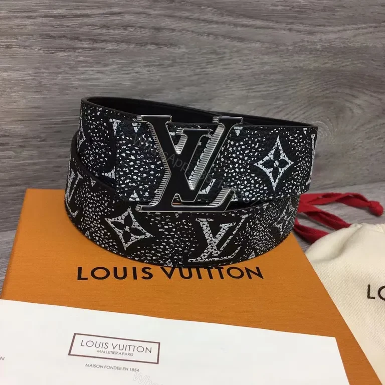 View 3 of Bold Monogram Belt: Elevating Everyday Luxury Accessory