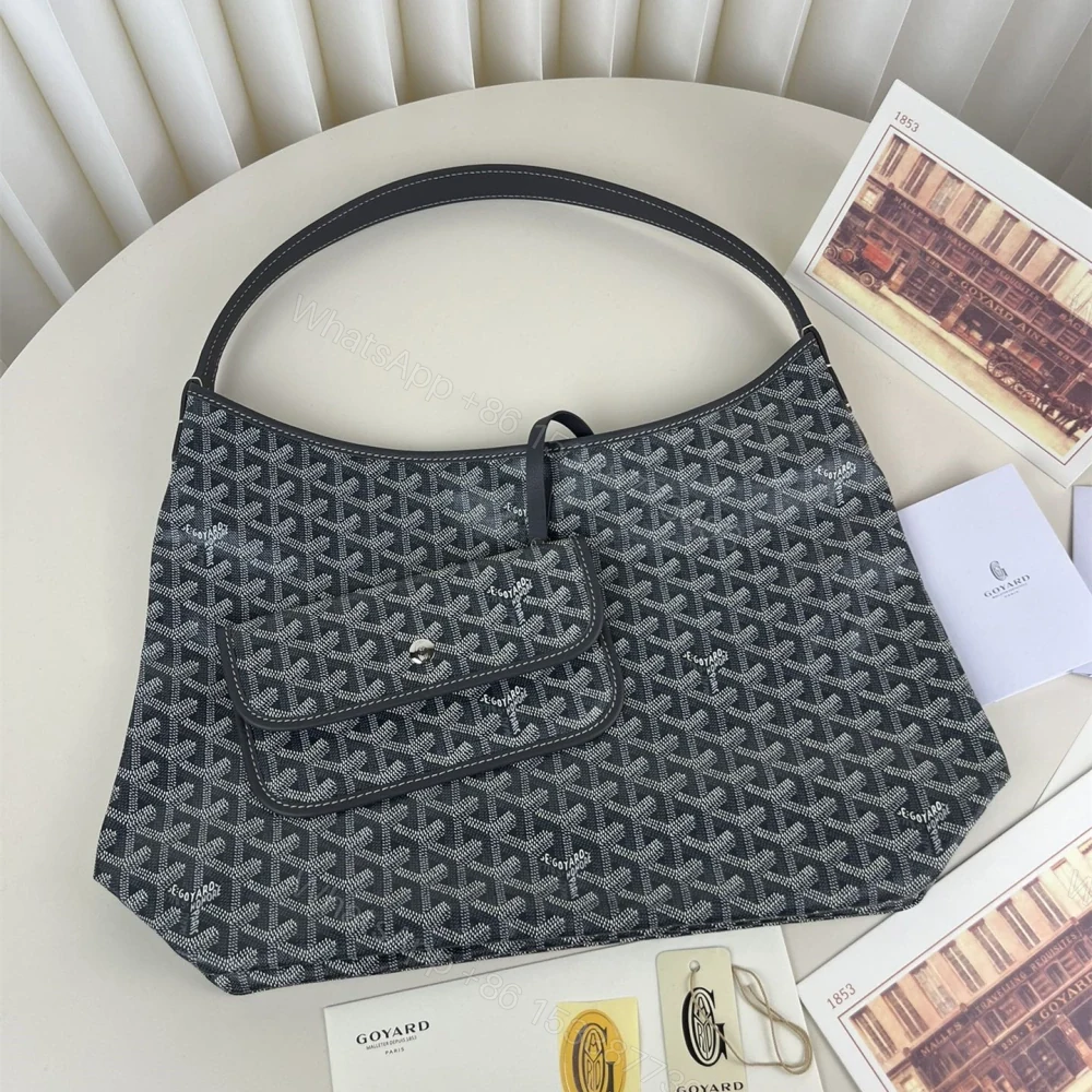 高仿Goyard*Hobo系列BOHEMEP單肩子母手袋灰色免檢版 — view 1