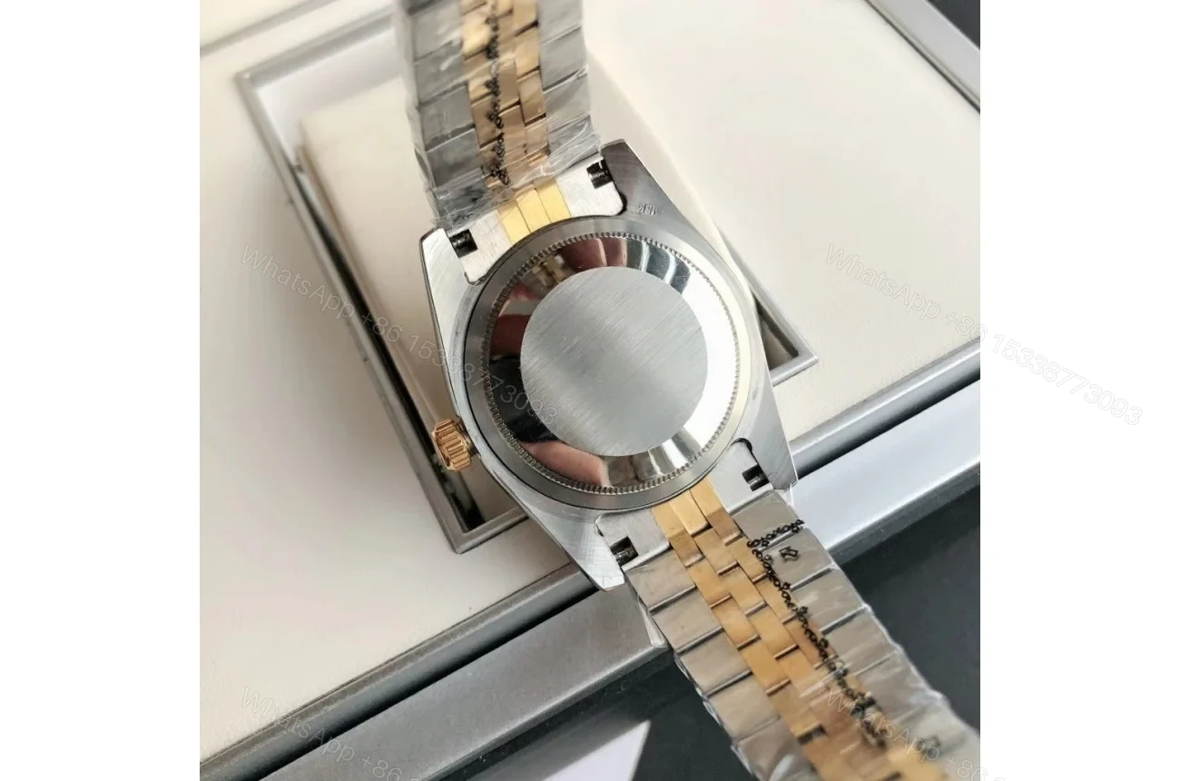 View 8 of Replica Rolex Datejust RG/SS Jub White/Dial 36/28 mm