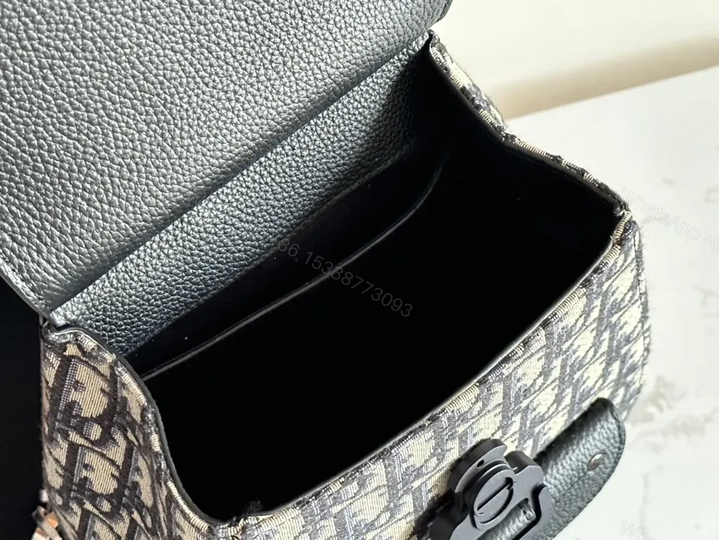 View 4 of Monogram Belt Bag: Dior-Inspired Leather Trim, Compact