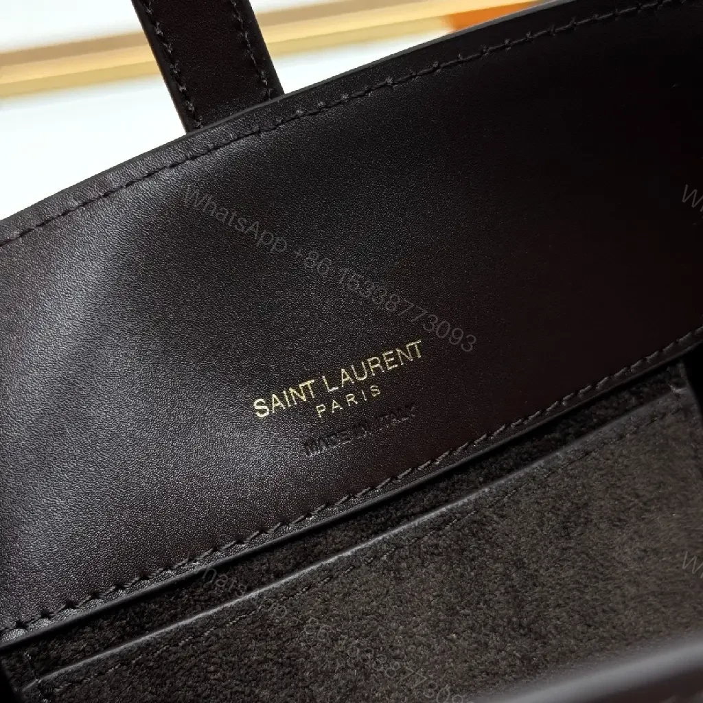 View 7 of Chic Leather Crossbody Bag with Gold Charm - Classic Style