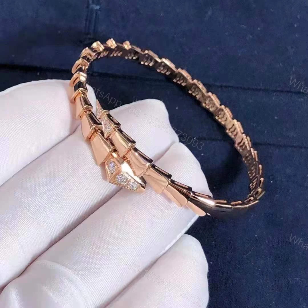 View 3 of Bvlgari Serpenti Viper 18kt rose gold bracelet