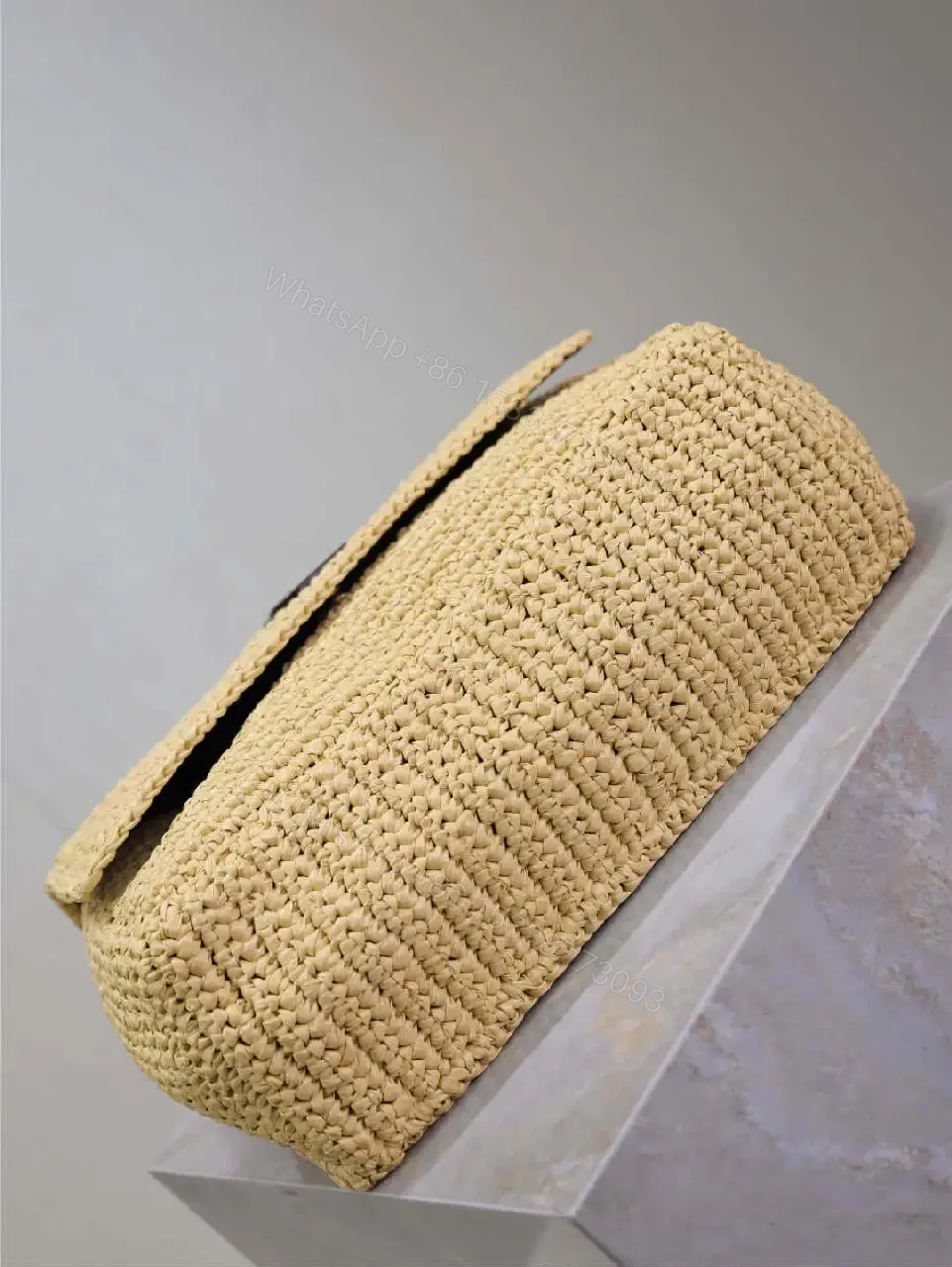 View 7 of Raffia Crossbody Bag – Casual Luxury, YSL-Inspired Charm