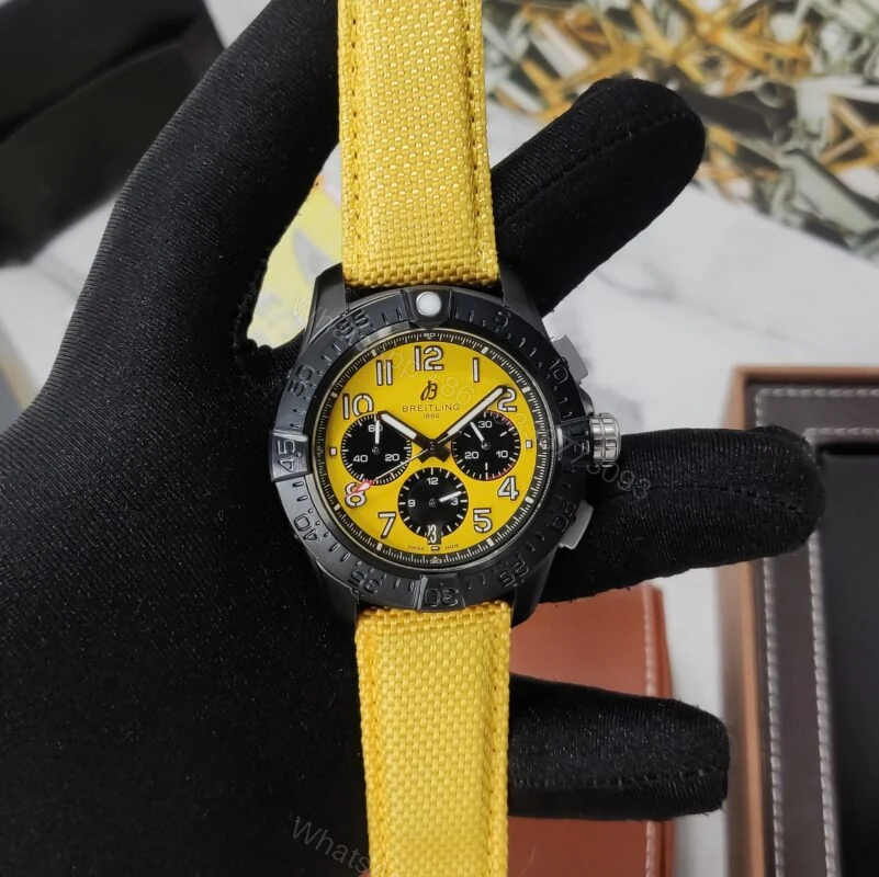 Breitling Avenger B01 Chronograph Black Yellow 44MM Quartz — view 1