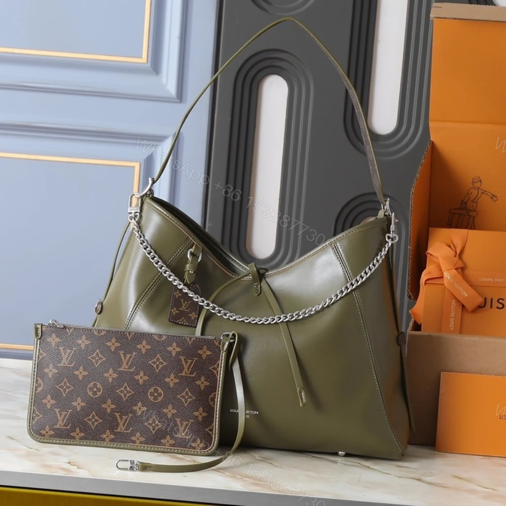 View 2 of Louis Vuitton Carryall Vibe MM Dark Kaki 39Cm M14268