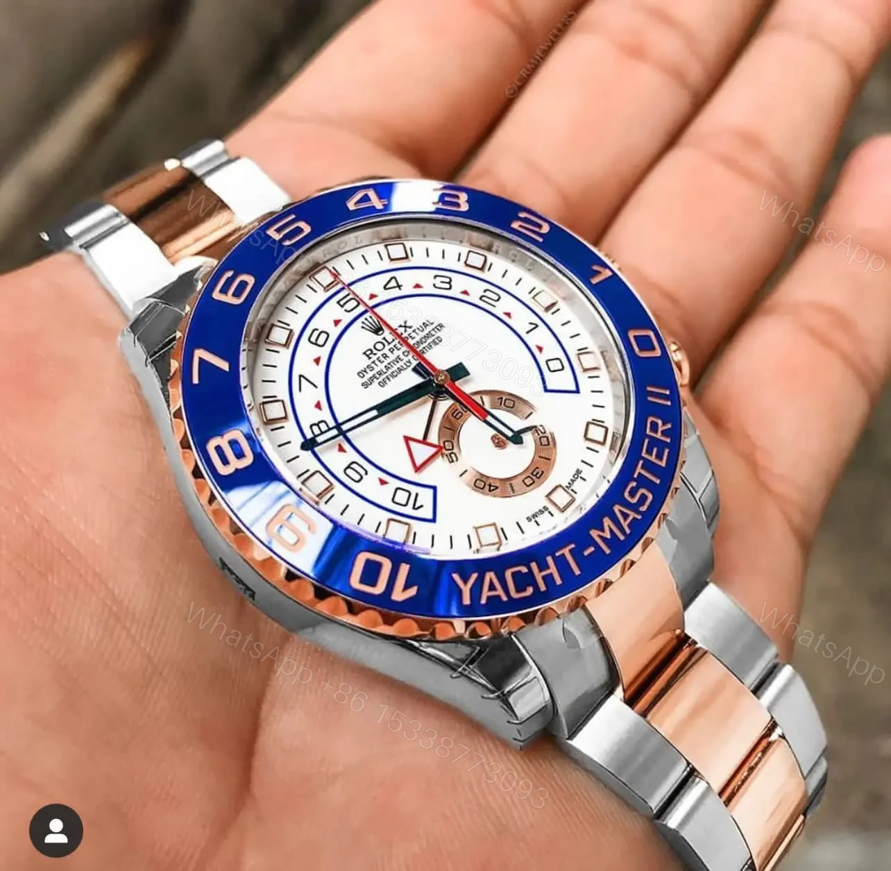 View 2 of Rolex Yacht Master II Oyster Steel