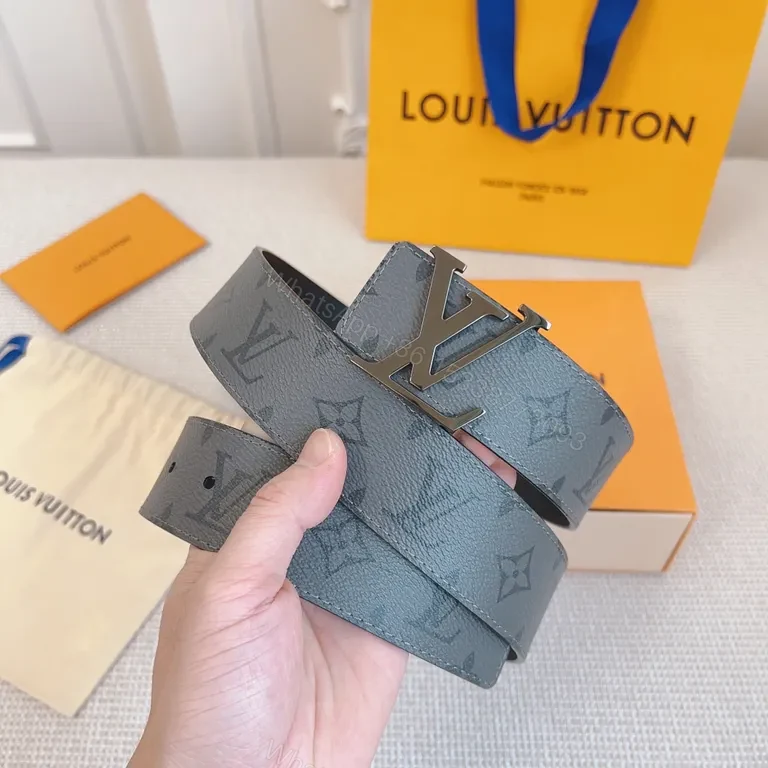 View 9 of Chic LV Monogram Belt: Subtle Luxury Everyday Elevation