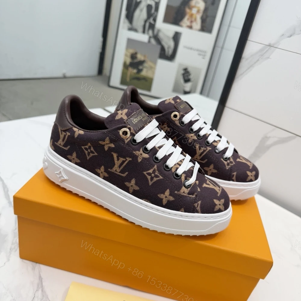 View 2 of Louis Vuitton Time Out Sneaker Brown 1Aivbl