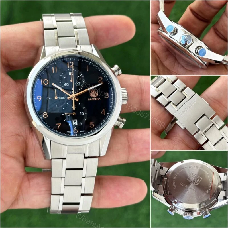 View 2 of Tag Heuer Carrera 1887 Black Dial Chronograph 40mm