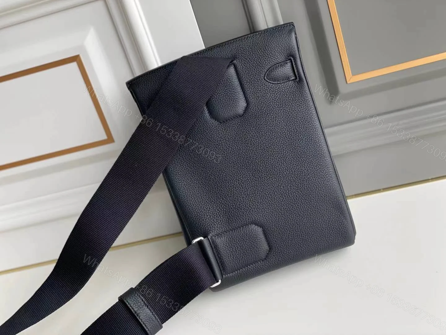 View 3 of HERMES HAC A DOS TOGO BACKPACK PALLADIUM HARDWARE BLACK 29CM