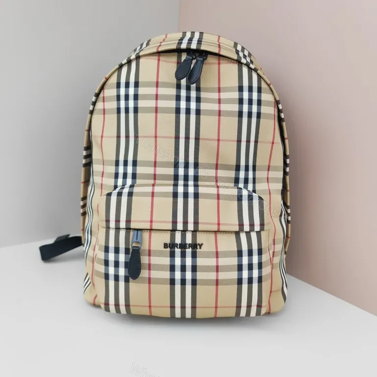 Compact Plaid Backpack: Everyday Luxury in Signature Burberry Style — view 1