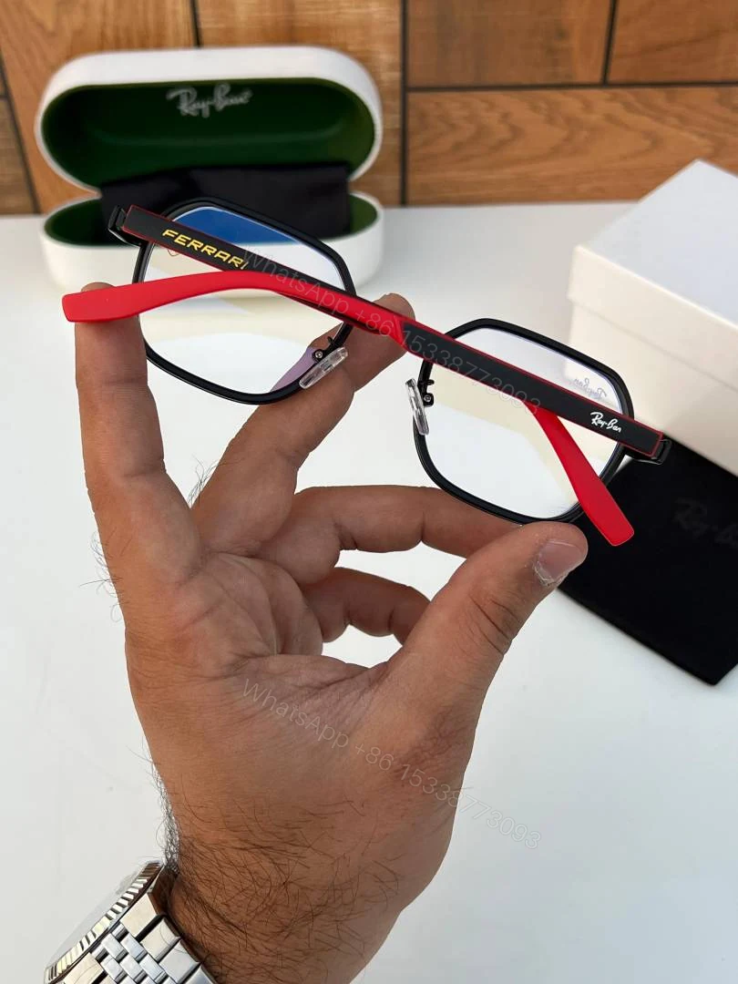 View 4 of First Copy RayBan 8810 Black Plano Sunglasses