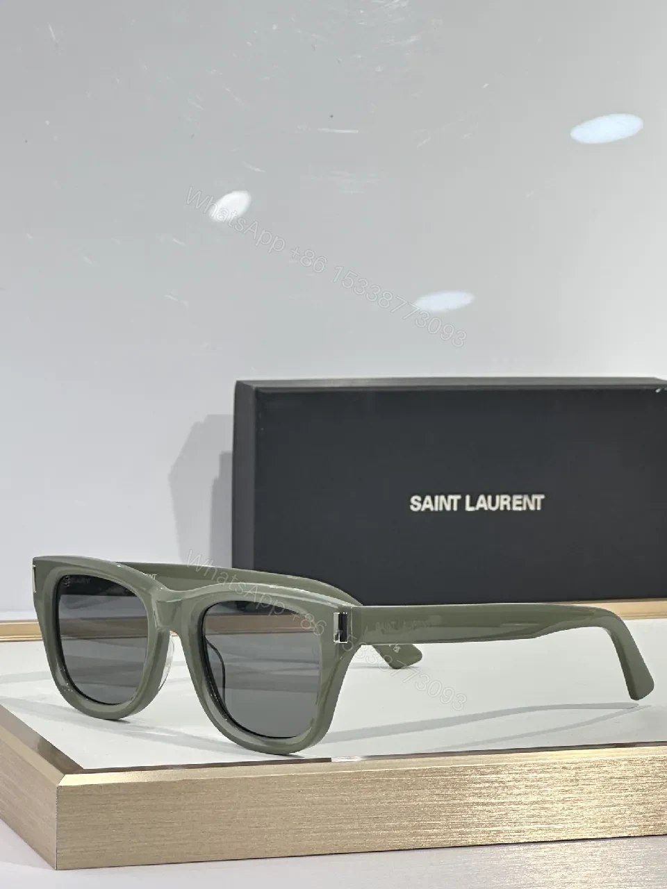View 5 of Tortoiseshell Acetate Sunglasses with Subtle Branding