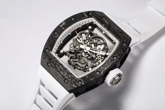 View 3 of KV Factory Richard Mille RM055 Black Carbon Fiber Watch
