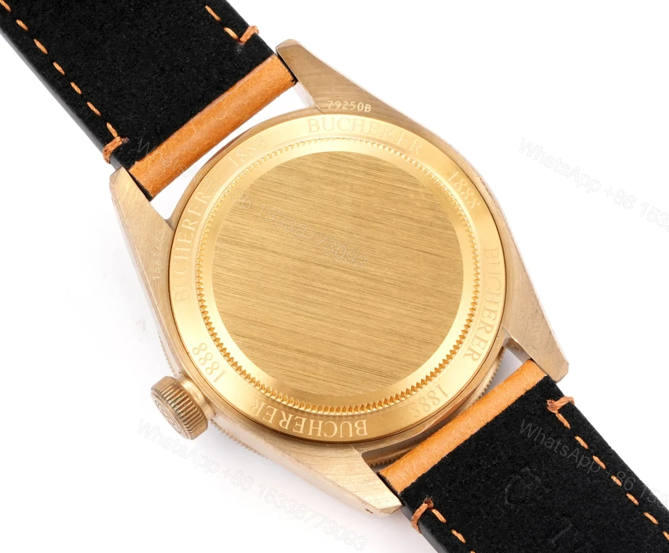 View 8 of Tudor Black Bay Bronze Replica 43MM Premium Vintage Tan Leather Strap Edition RG-TUDOR-BB-BRONZE-TAN-LTH-43