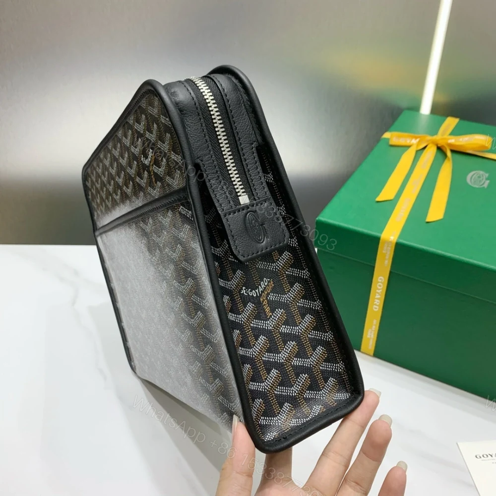 View 2 of 高仿Goyard*JOUVEM1多功能洗漱手拿包黑色大號免檢版