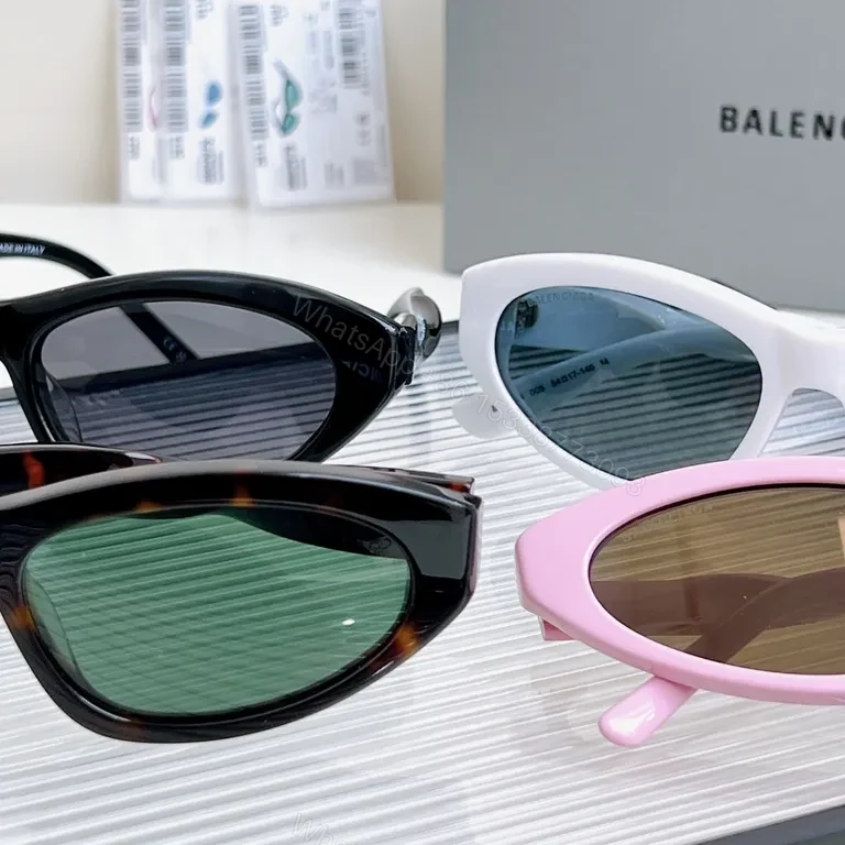 View 6 of Bold Minimalism White Cat-Eye Sunglasses