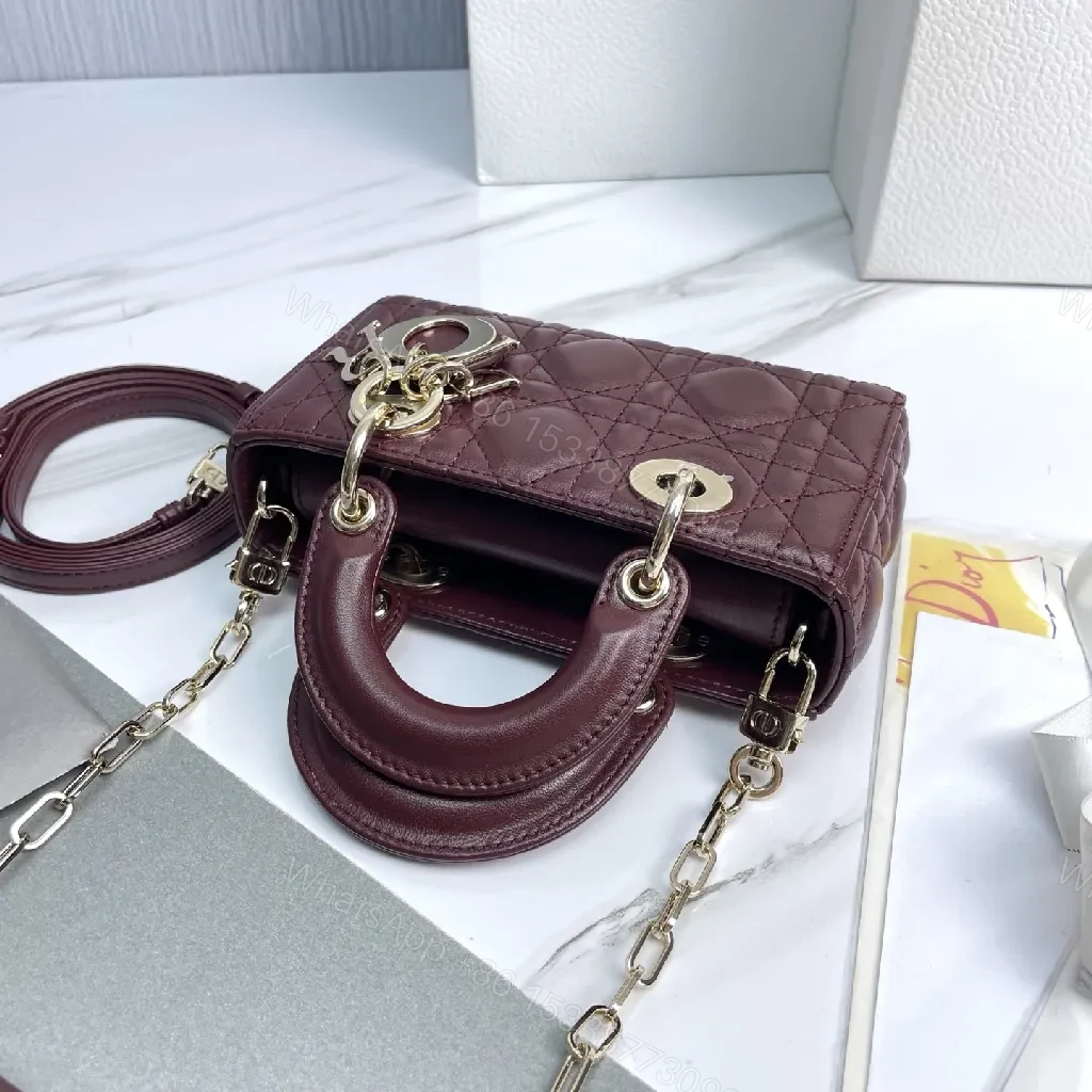 View 8 of Compact Velvet-Red Quilted Handbag: City Luxury-Grained Comfort