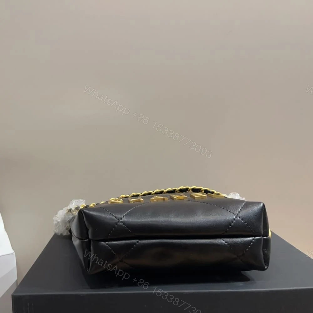 View 4 of Chanel 22 Mini Handbag Black 23Cm