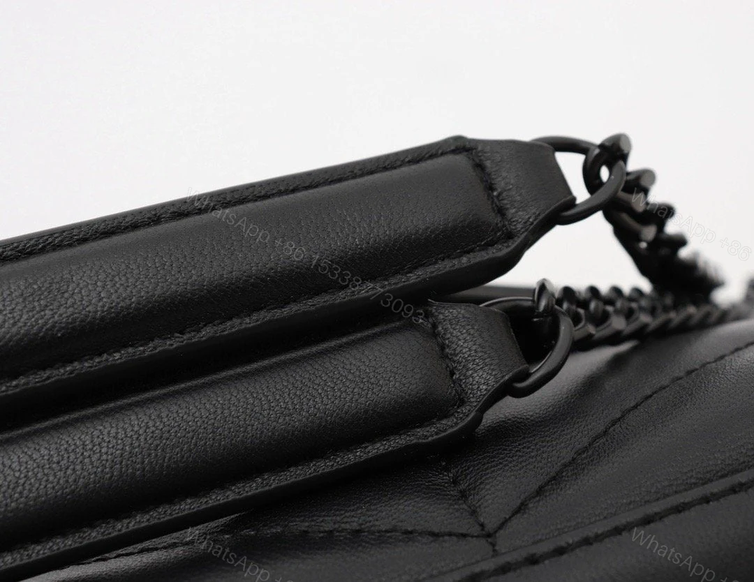 View 3 of Saint Laurent Medium Loulou Puffer Quilted Chain Bag