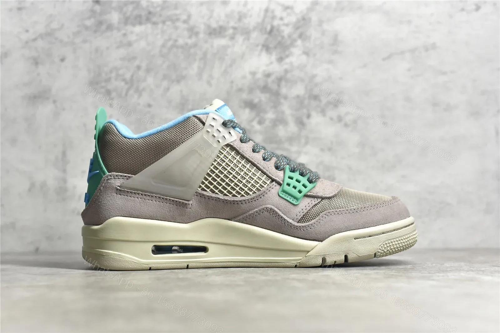 View 3 of Air Jordan 4 Retro 30th Anniversary Union La x Taupe Haze Reps