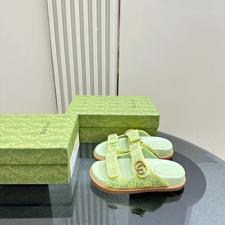 FIRST COPY GUCCI SWAROVSKI NEW SLIPONS — view 1