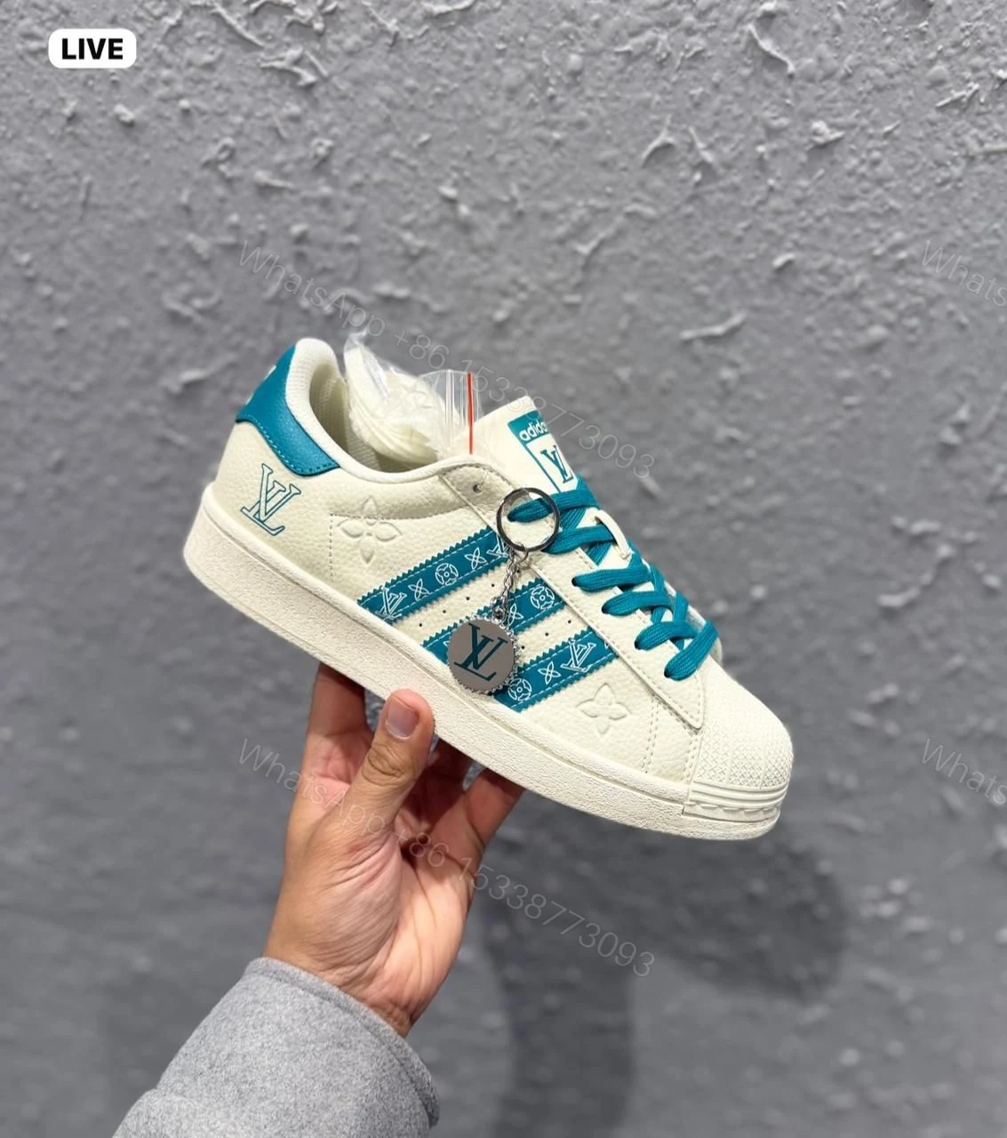 View 5 of ADIDAS ORIGINALS SUPERSTAR X LOUIS VUITTON EMBOSSED