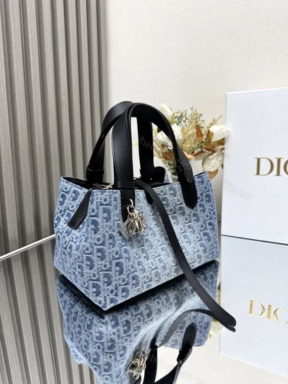 View 5 of Lux Denim City Tote: Structured, All-Day Chic Tote