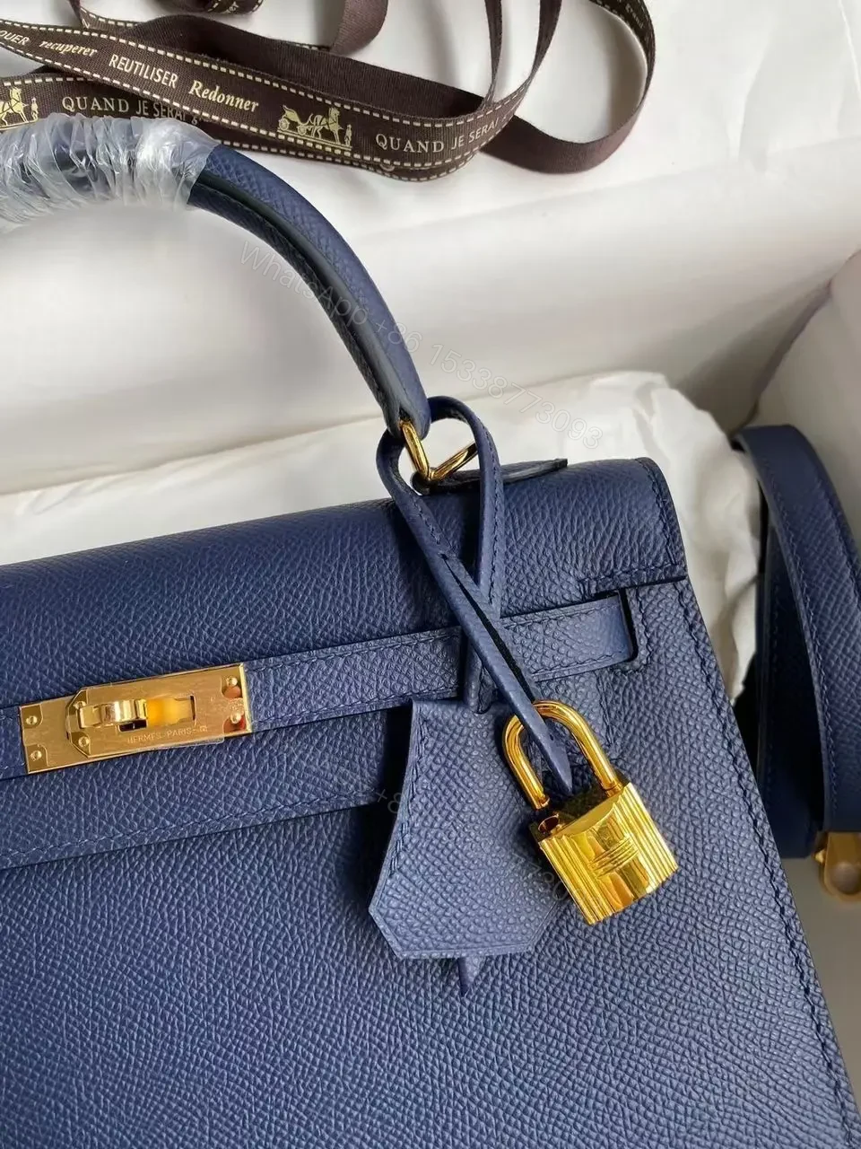 View 4 of HN 25 Sellier Navy Epsom