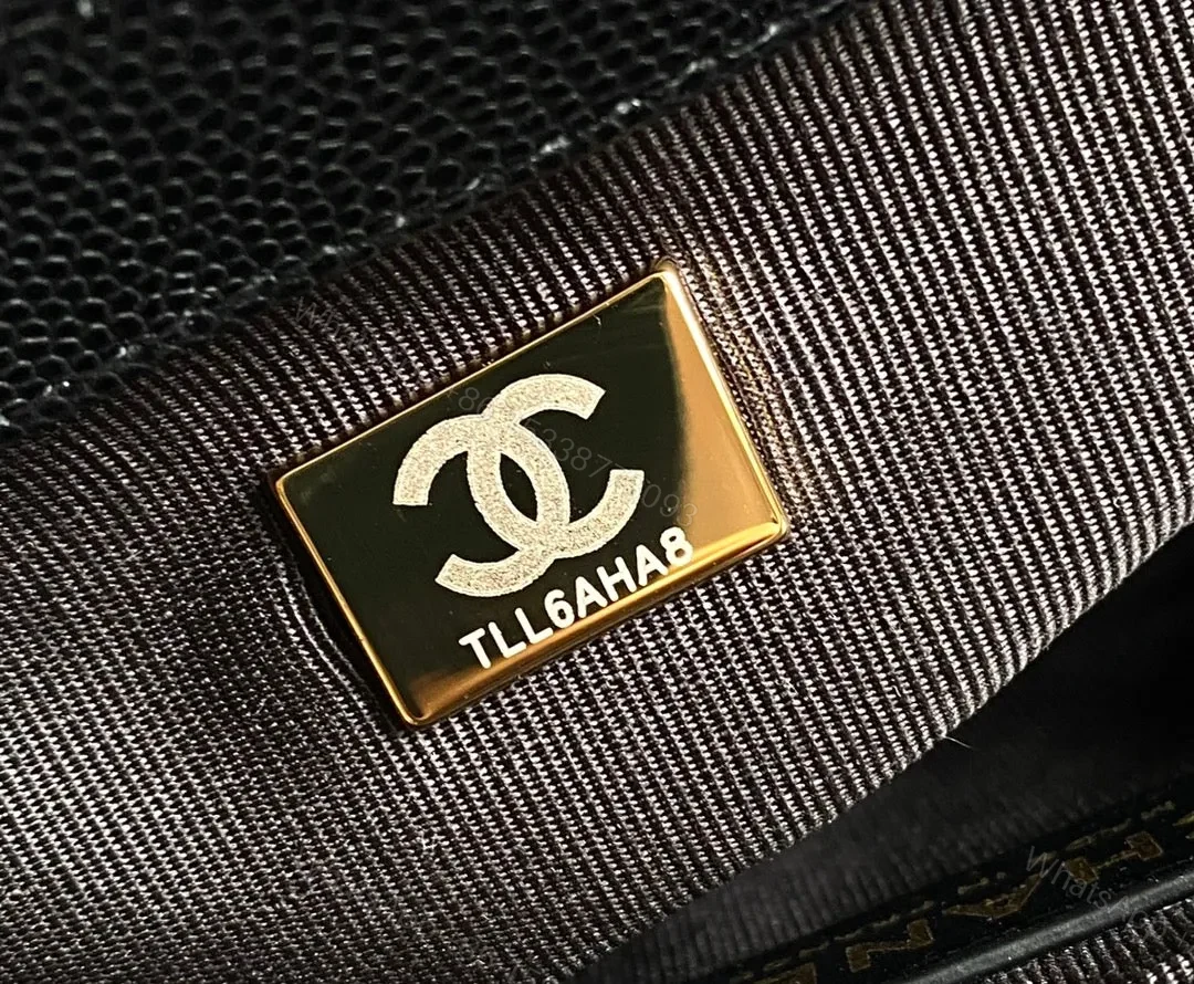 View 3 of CHANEL MEDIUM 25 BOY BAG IN BLACK LAMBSKIN GOLD HARDWARE