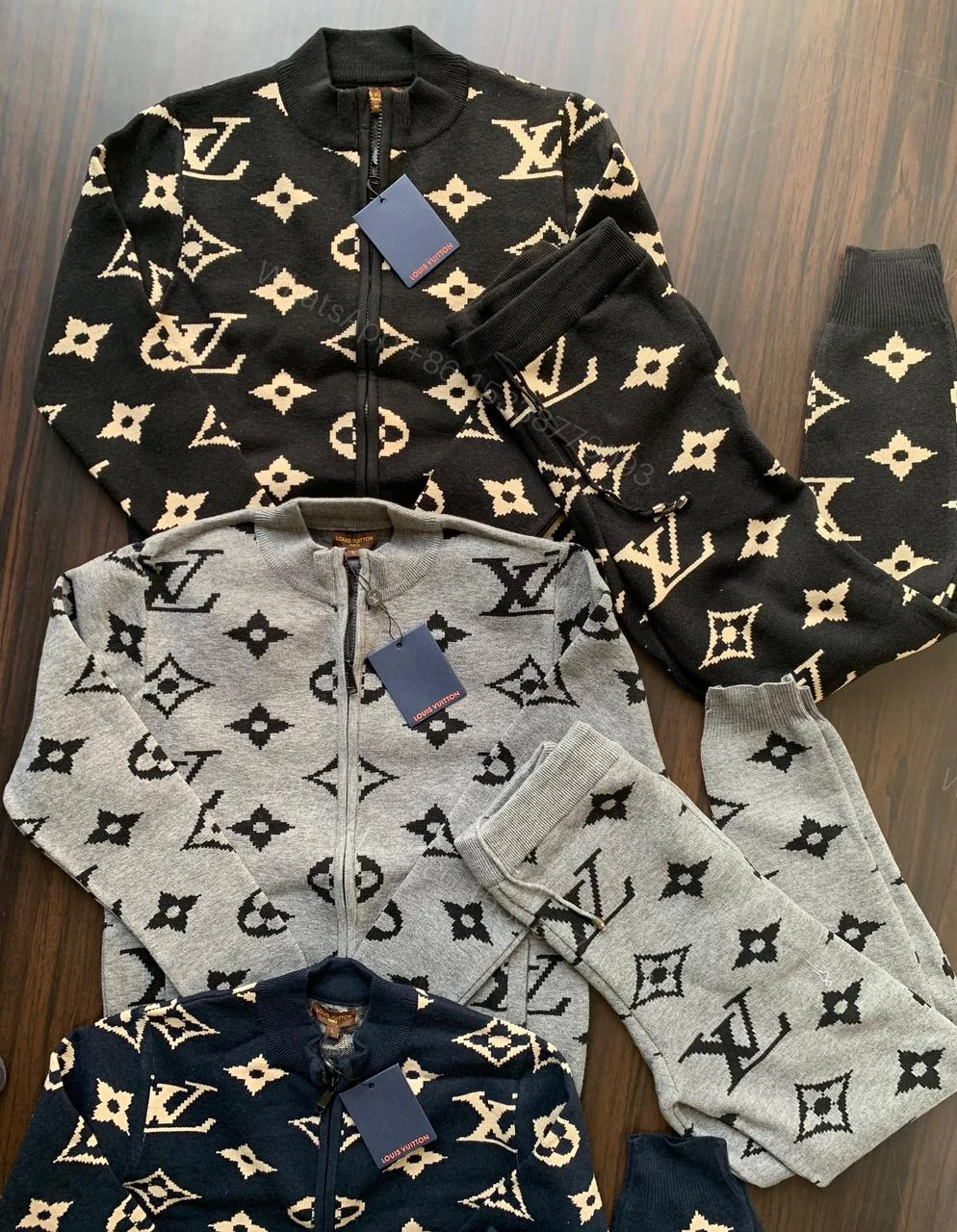 View 7 of FIRST COPY LOUIS VUITTON IMPORTED CORD SETS IN KNITTING