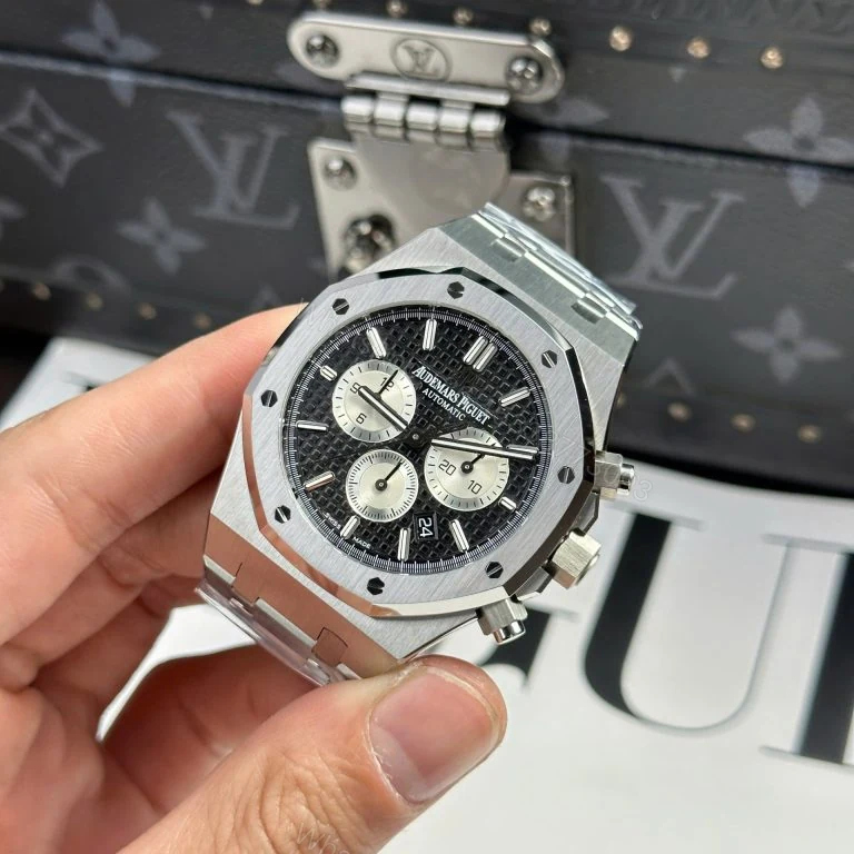 View 2 of Audemars Piguet Royal Oak 26331 Super Clone Chronograph Black Dial