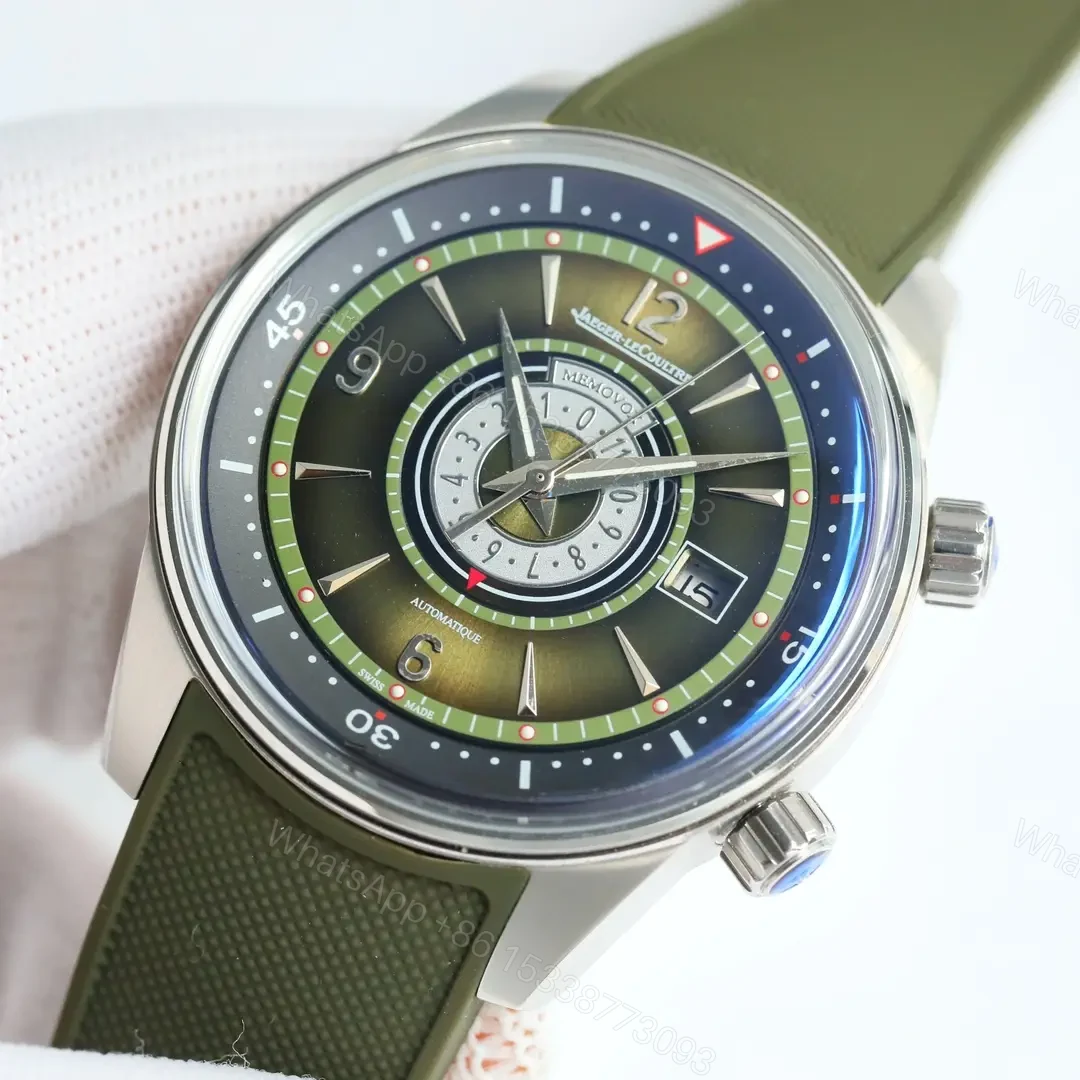 View 2 of Jaeger LeCoultre Green Beichen Watch Rubber Strap Ultimate 42MM JLC-POL-GRN-RUB-42