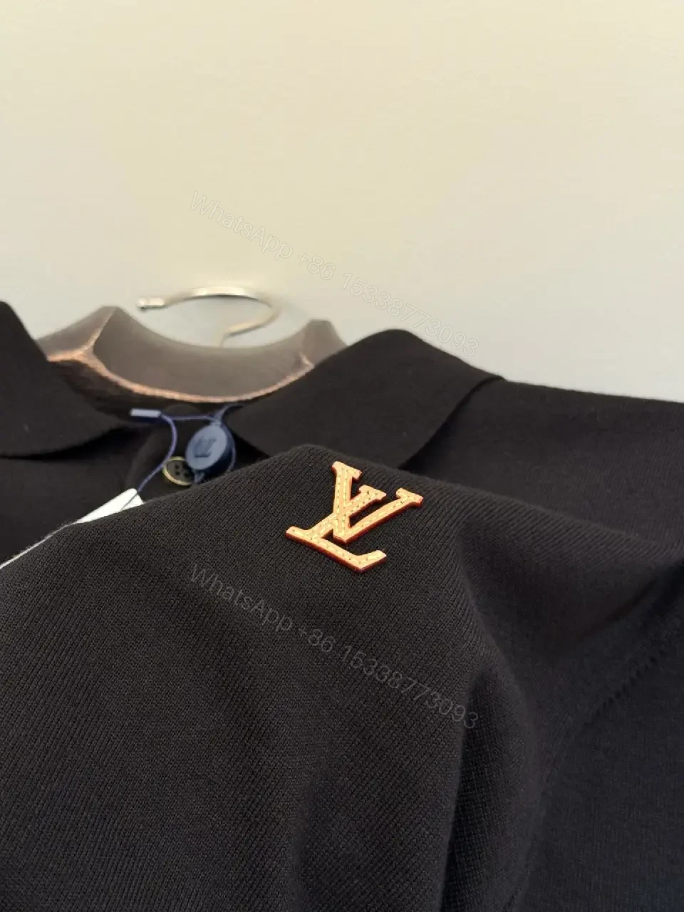 View 6 of Polished Polo: Subtle LV-Inspired Signature Polo Shirt