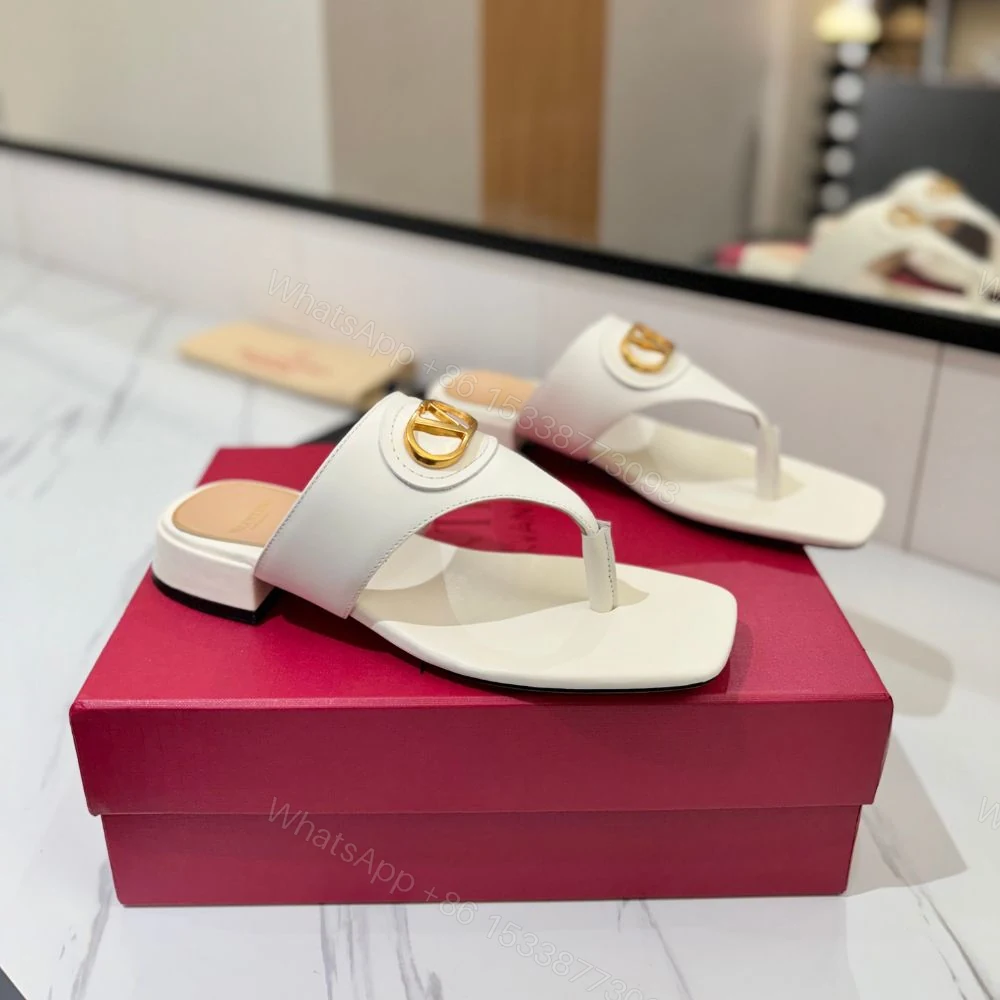 View 2 of Valentino Garavani Vlogo Signature Sandals White