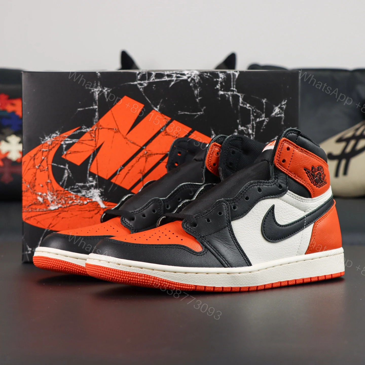 Air Jordan 1 Retro High OG “Shattered Backboard” 2025 Reps — view 1