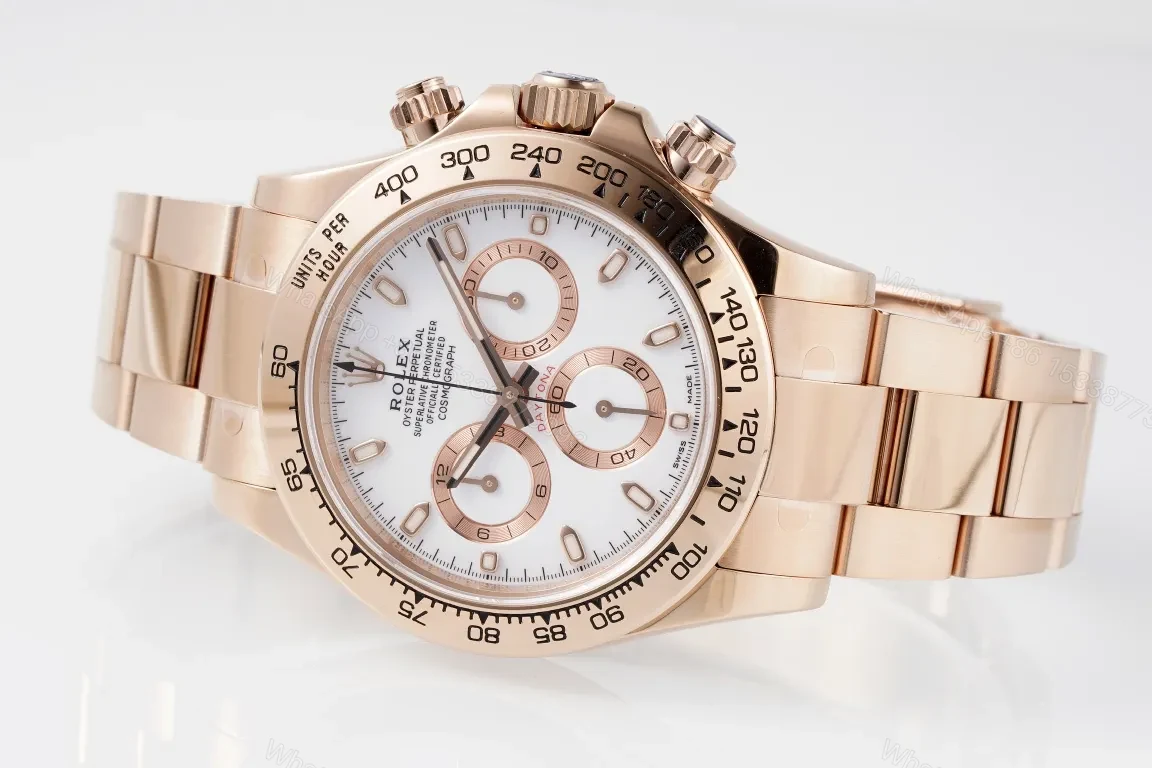 View 2 of KZ Factory Clean Factory KING Rolex Daytona Rose Gold Chronograph