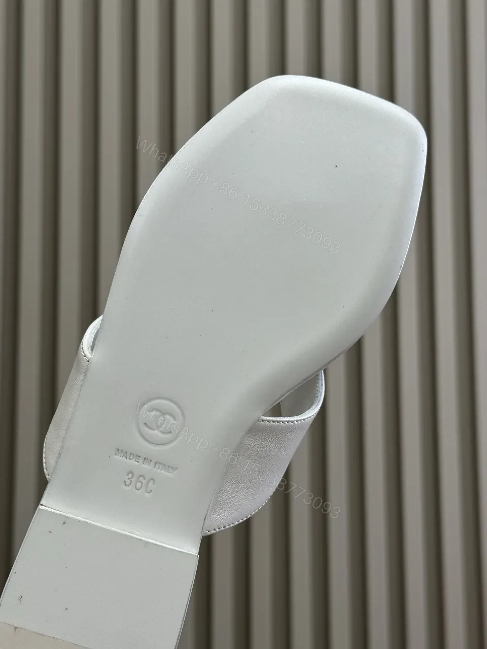 View 6 of White Floral-Detail Slide Sandals, Luxe Comfort