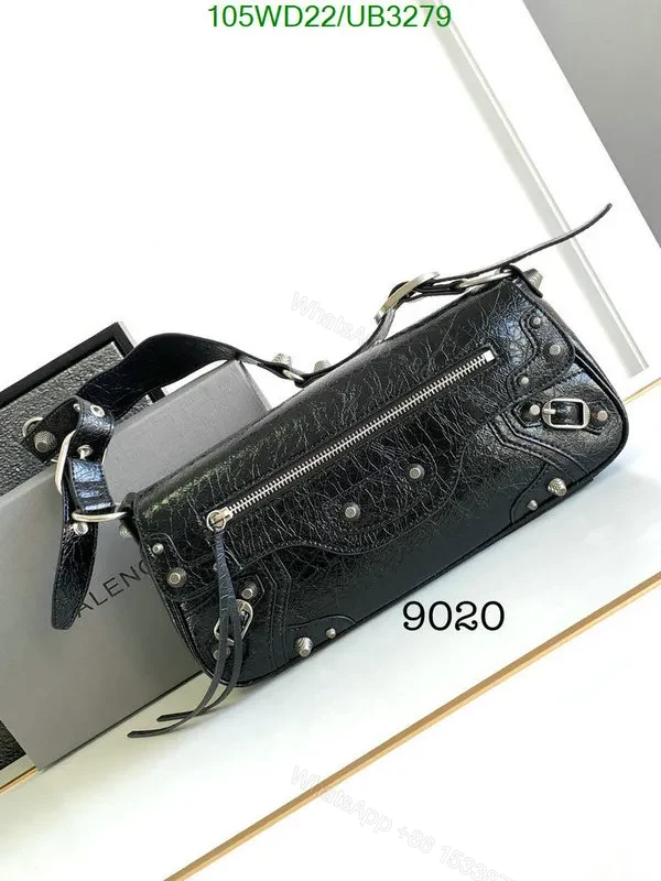 View 2 of Le Cagole XS Sling Bag White Dupe Balenciaga 2P1J37