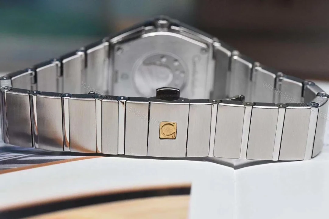 View 9 of Omega Constellation Ladies 27mm Two Tone Diamond Silver Dial Quartz Watch OMG-CONST-LADY-27MM-TWOTONE-DIAMOND-12315276055004