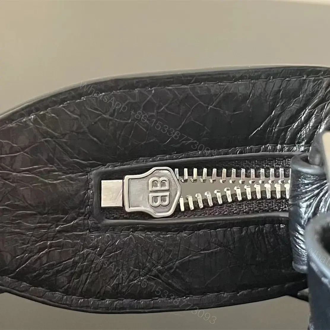 View 13 of 高仿Balenciaga*NeoCagole系列機車包黑色