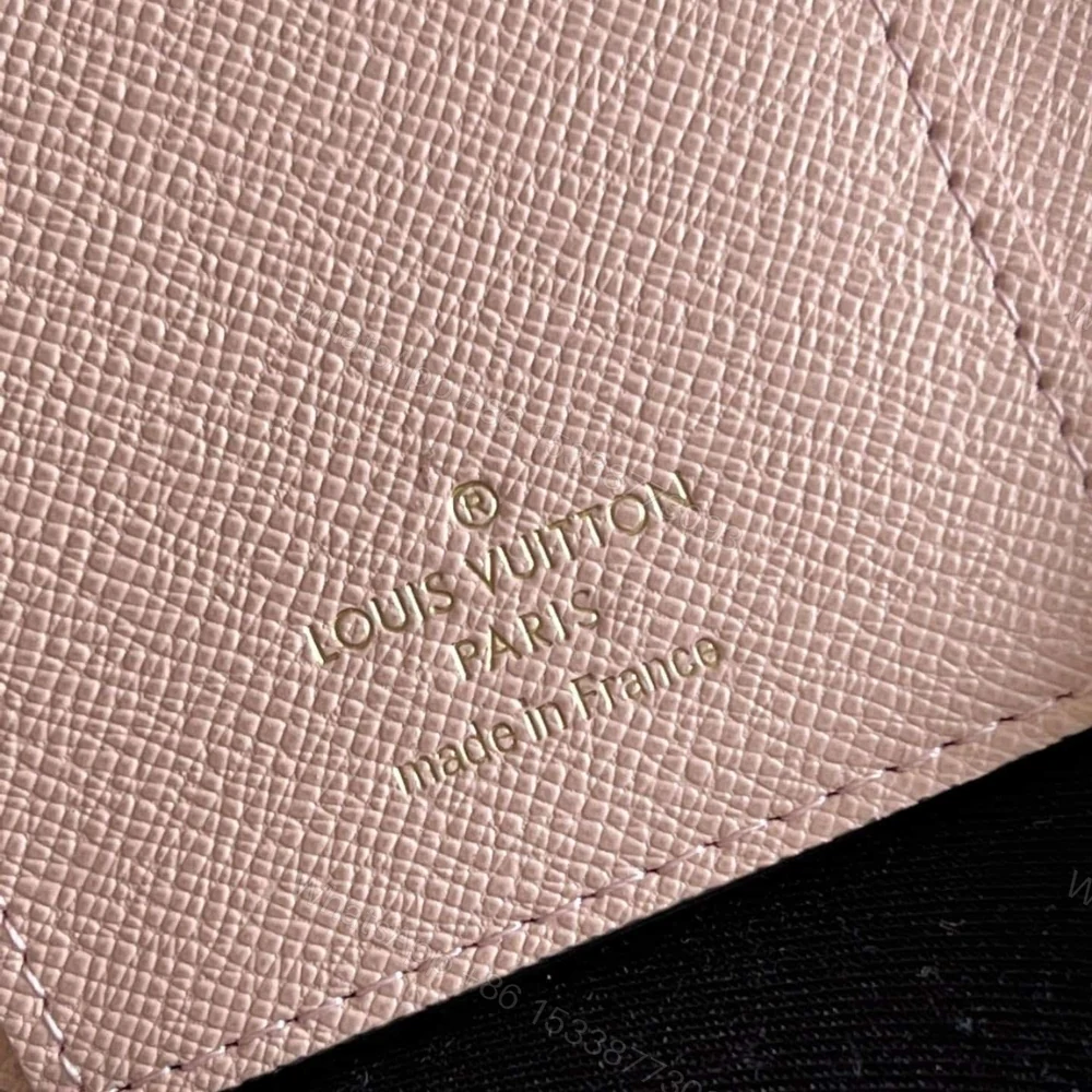 View 7 of Louis Vuitton Victorine Wallet Rose Ballerine Pink 12Cm N64022